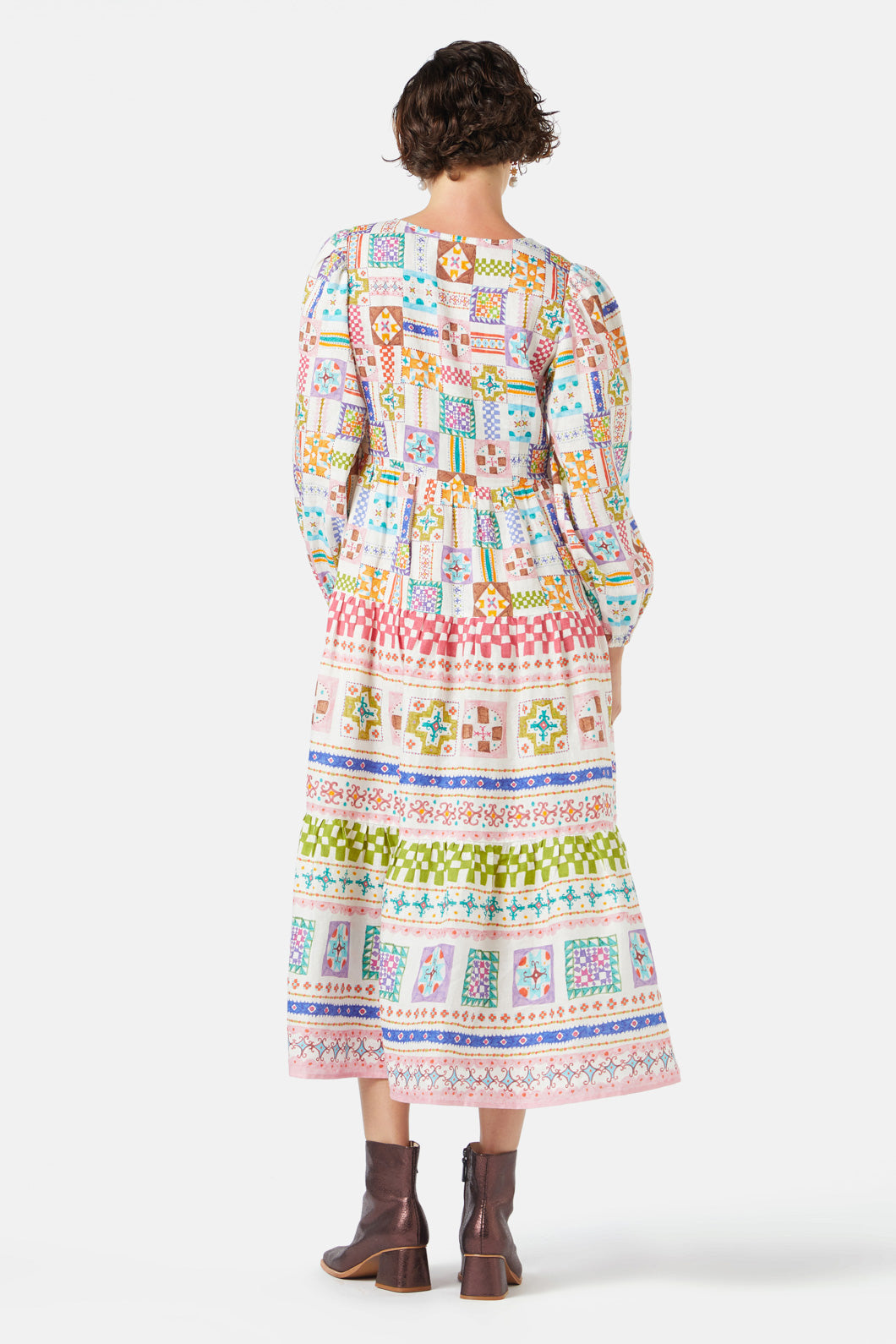 Gorman - Stained Glass Tiered Dress - print