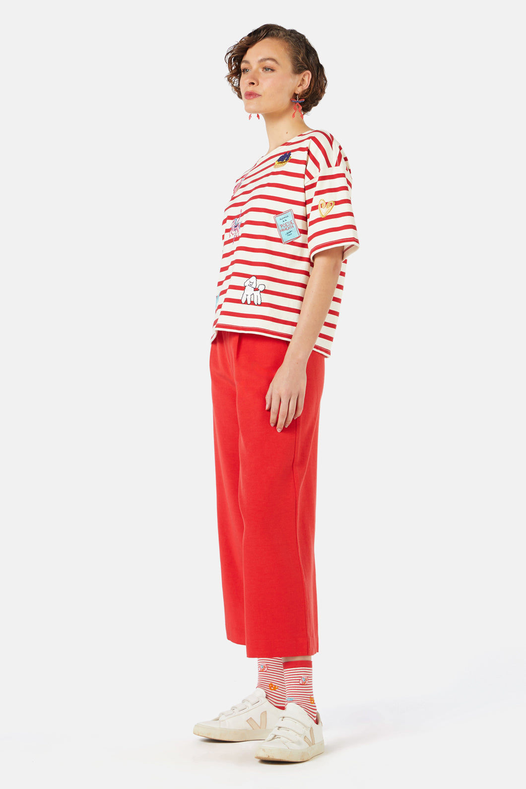Gorman - Voulez Vous Oui Non Tee - stripe