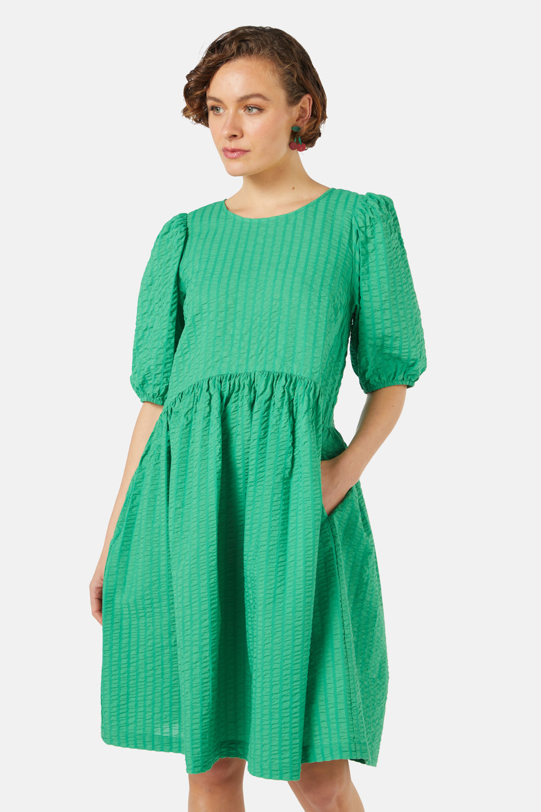 Gorman - Jade Smock Dress - green