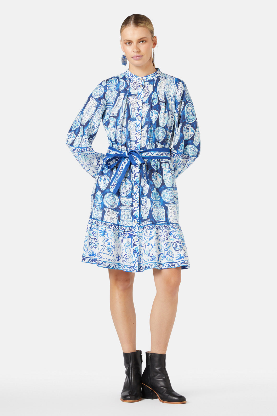 Gorman - Porcelain Paradise Party Dress - print