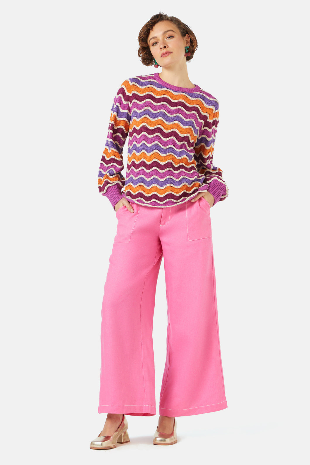 Gorman - Sunset Waves Knit Top - multi
