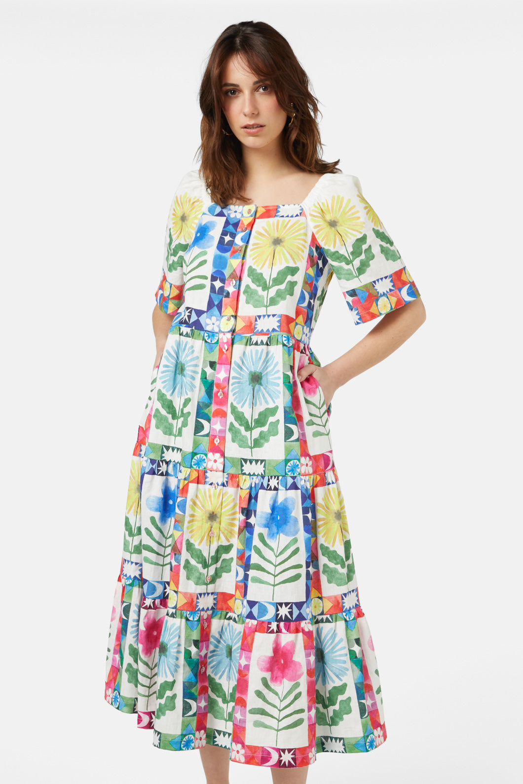 Gorman - Friends Of The Sun Long Dress - print