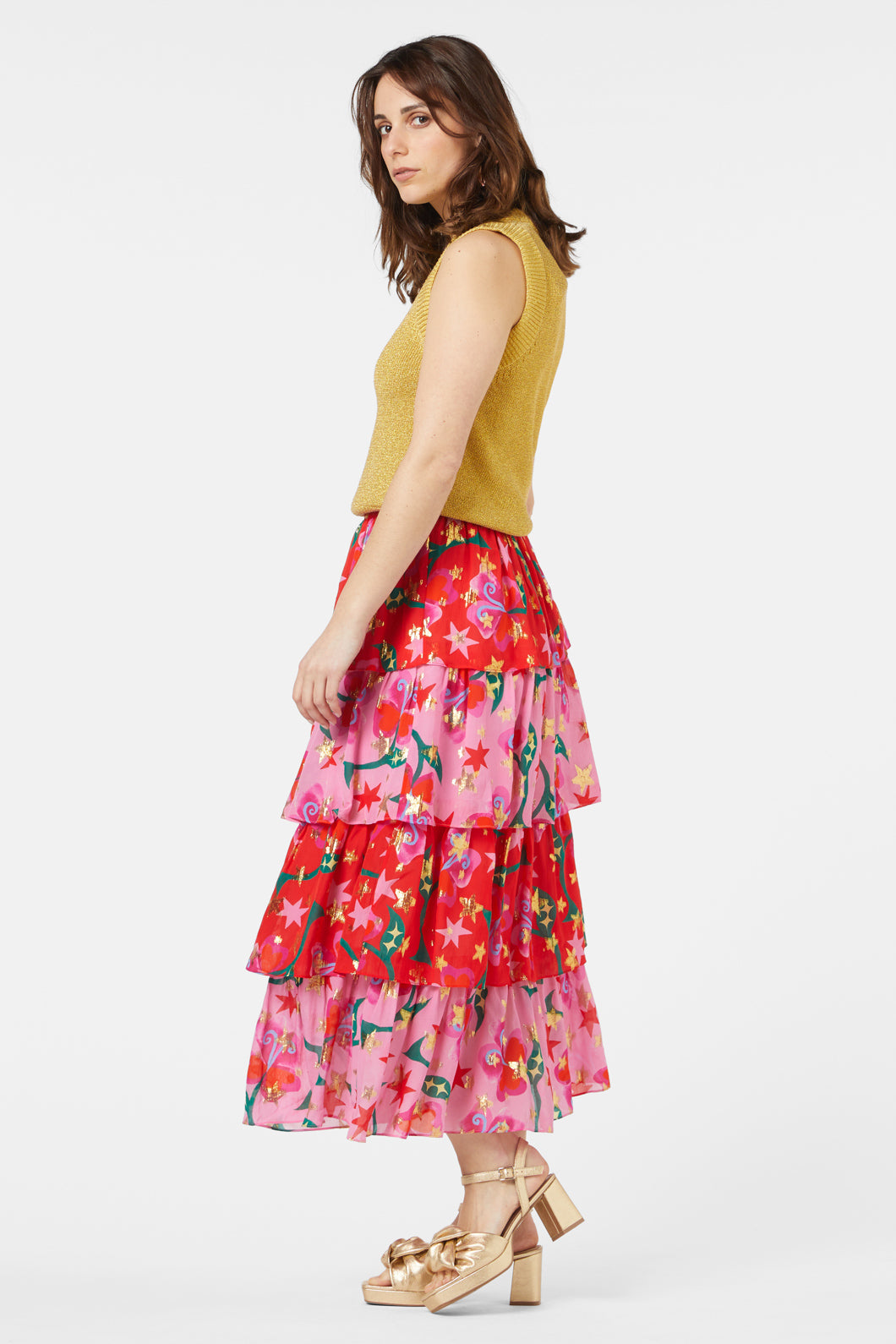 Gorman - Peruvian Lily Skirt - print