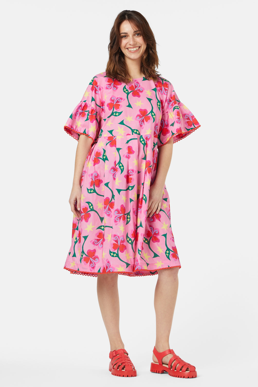 Gorman - Peruvian Lily Smock Dress - print