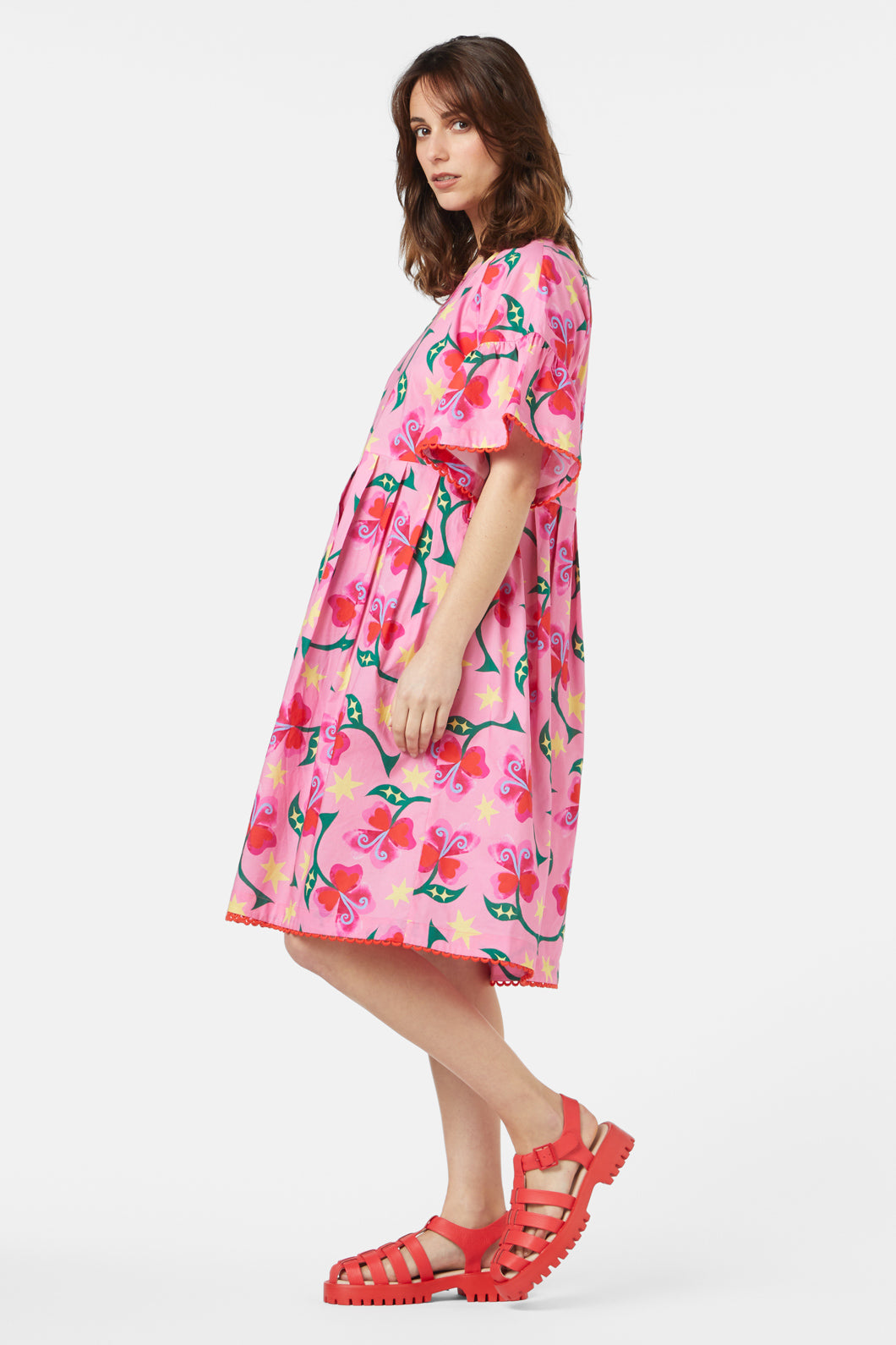 Gorman - Peruvian Lily Smock Dress - print