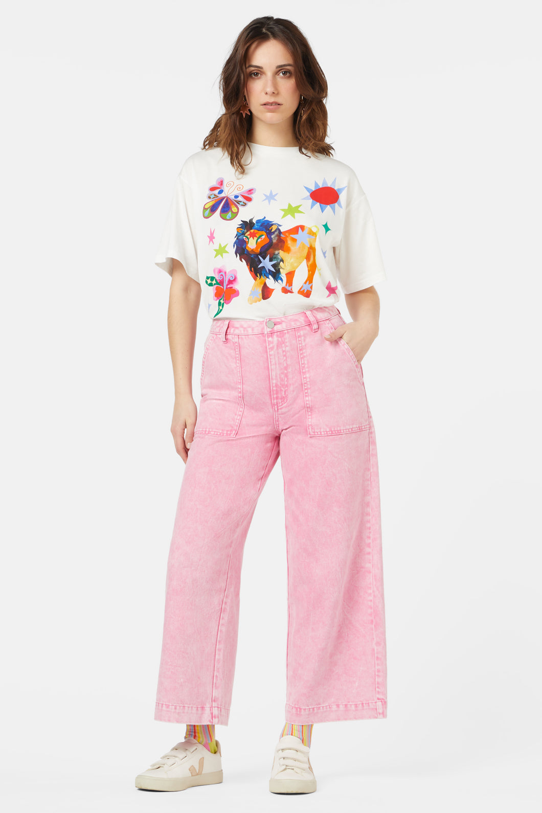 Gorman - Rosa Carpenter Jean - pink