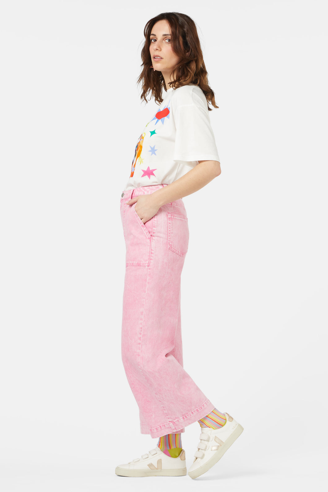 Gorman - Rosa Carpenter Jean - pink