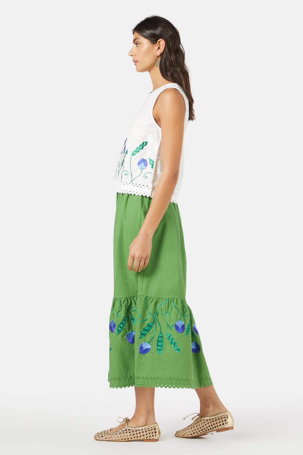 Gorman - Peas Anglaise Tank - white