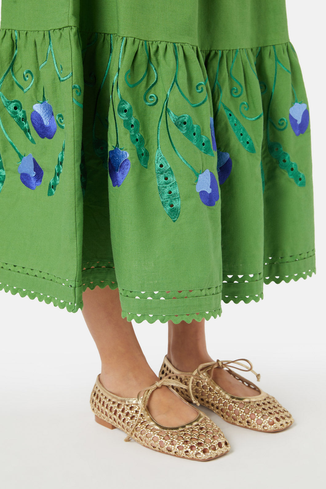 Gorman - Peas Anglaise Skirt - green