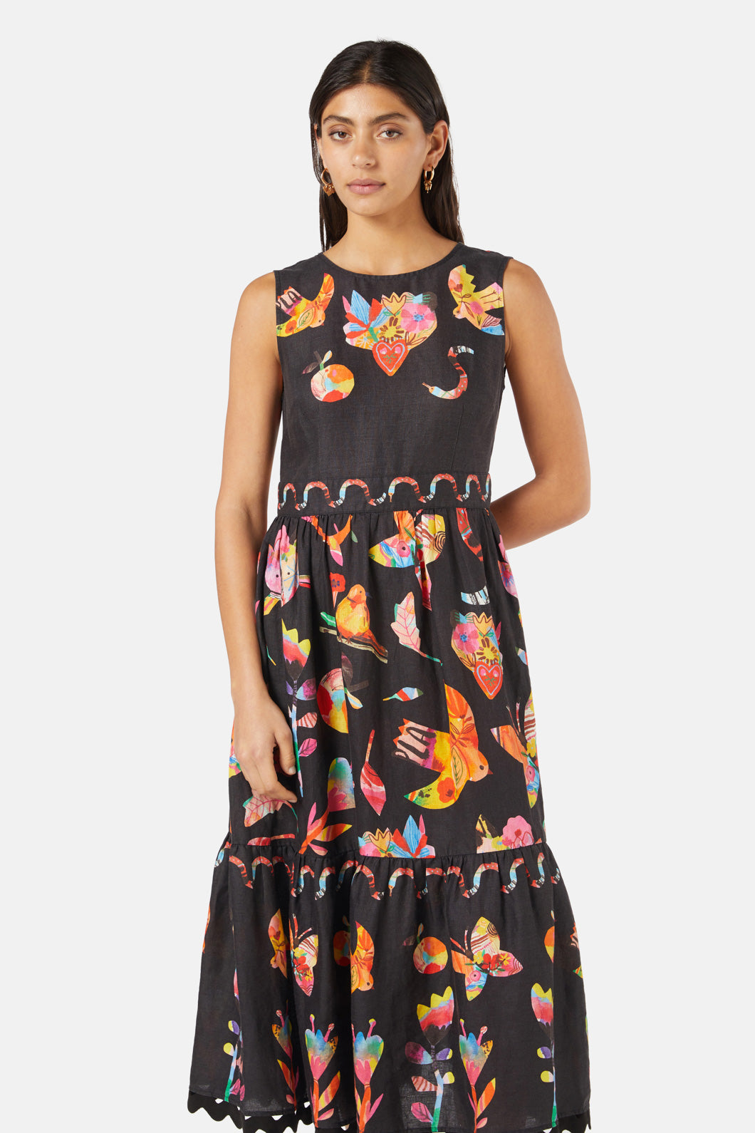 Gorman - Cut Outs Long Dress - print