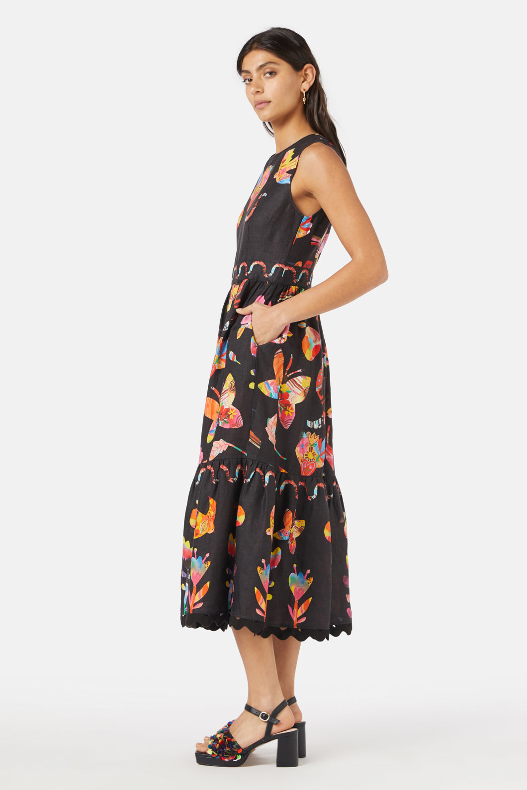 Gorman - Cut Outs Long Dress - print