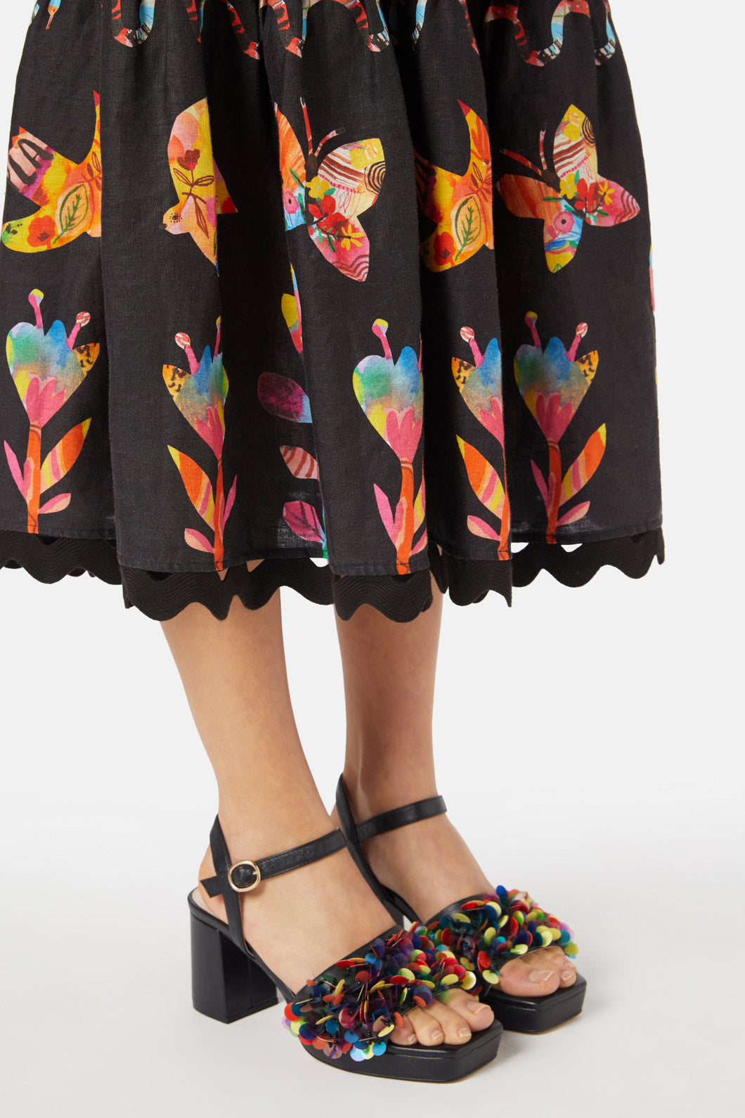 Gorman - Cut Outs Long Dress - print