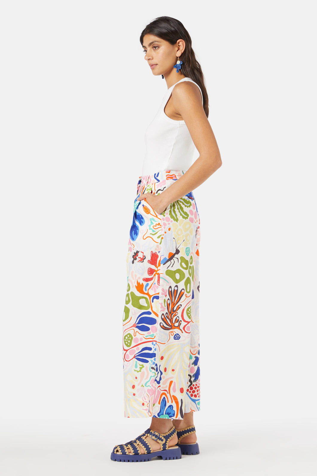 Gorman - Secret Garden Linen Pant - print