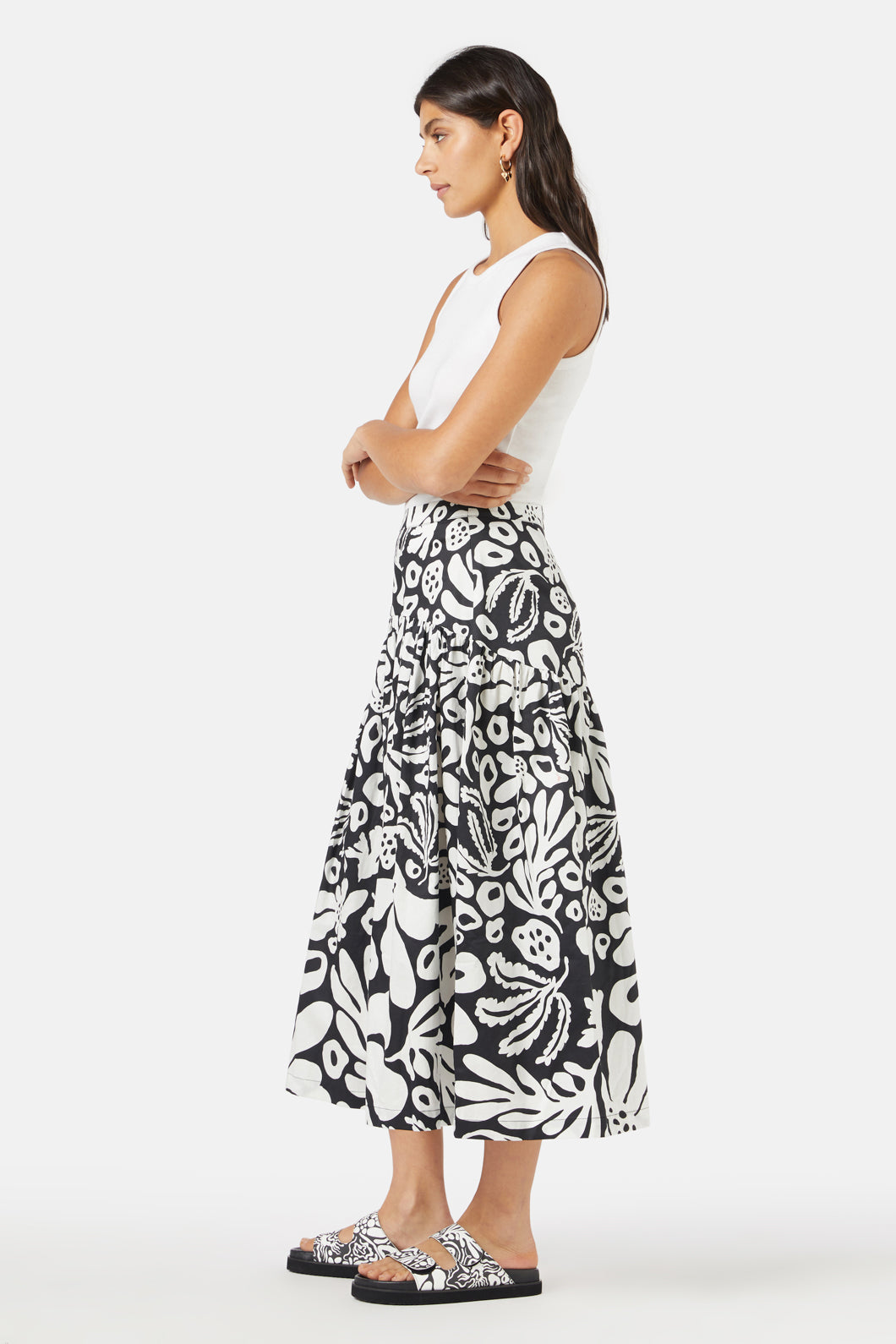 Gorman - Secret Garden Midi Skirt - print