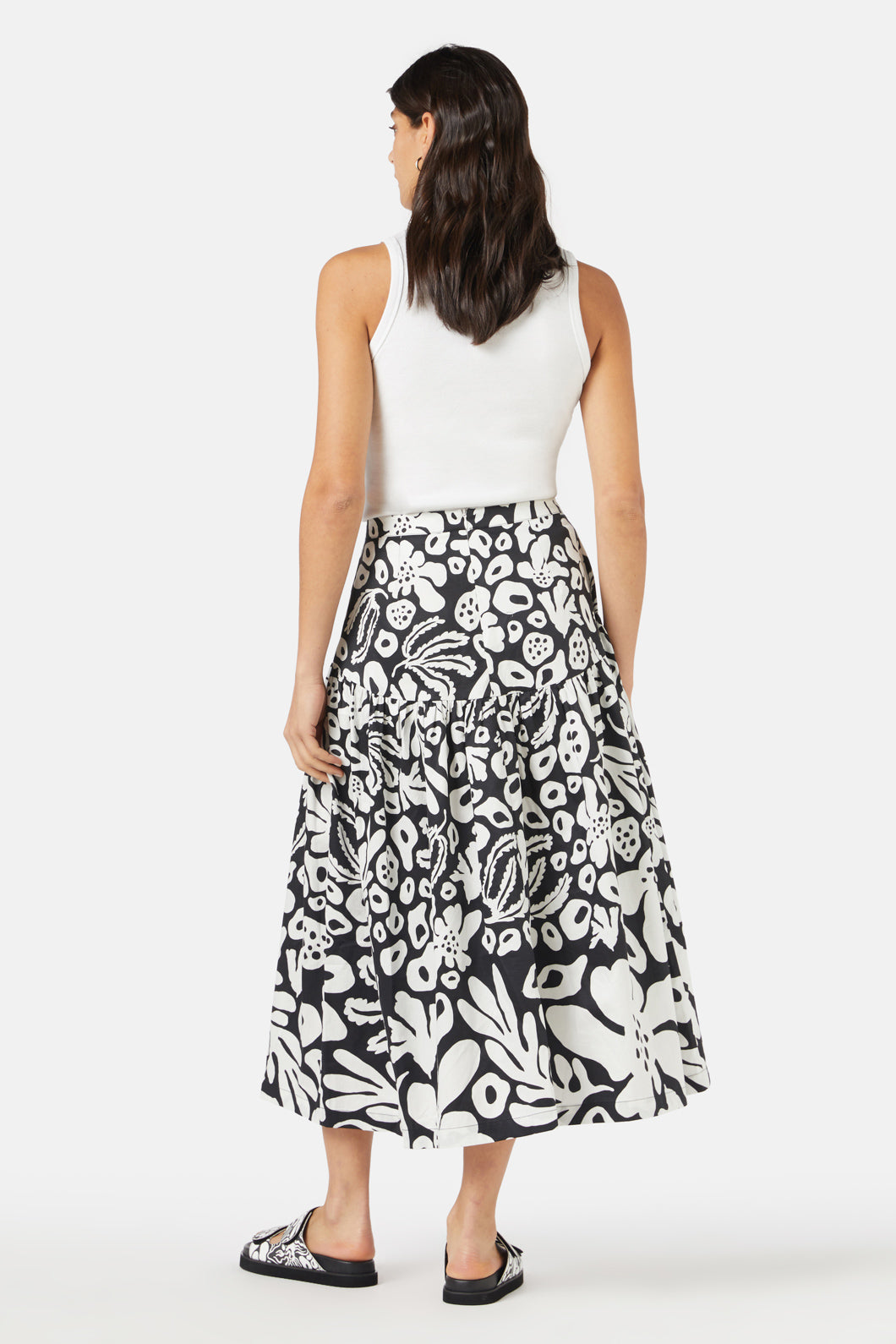 Gorman - Secret Garden Midi Skirt - print