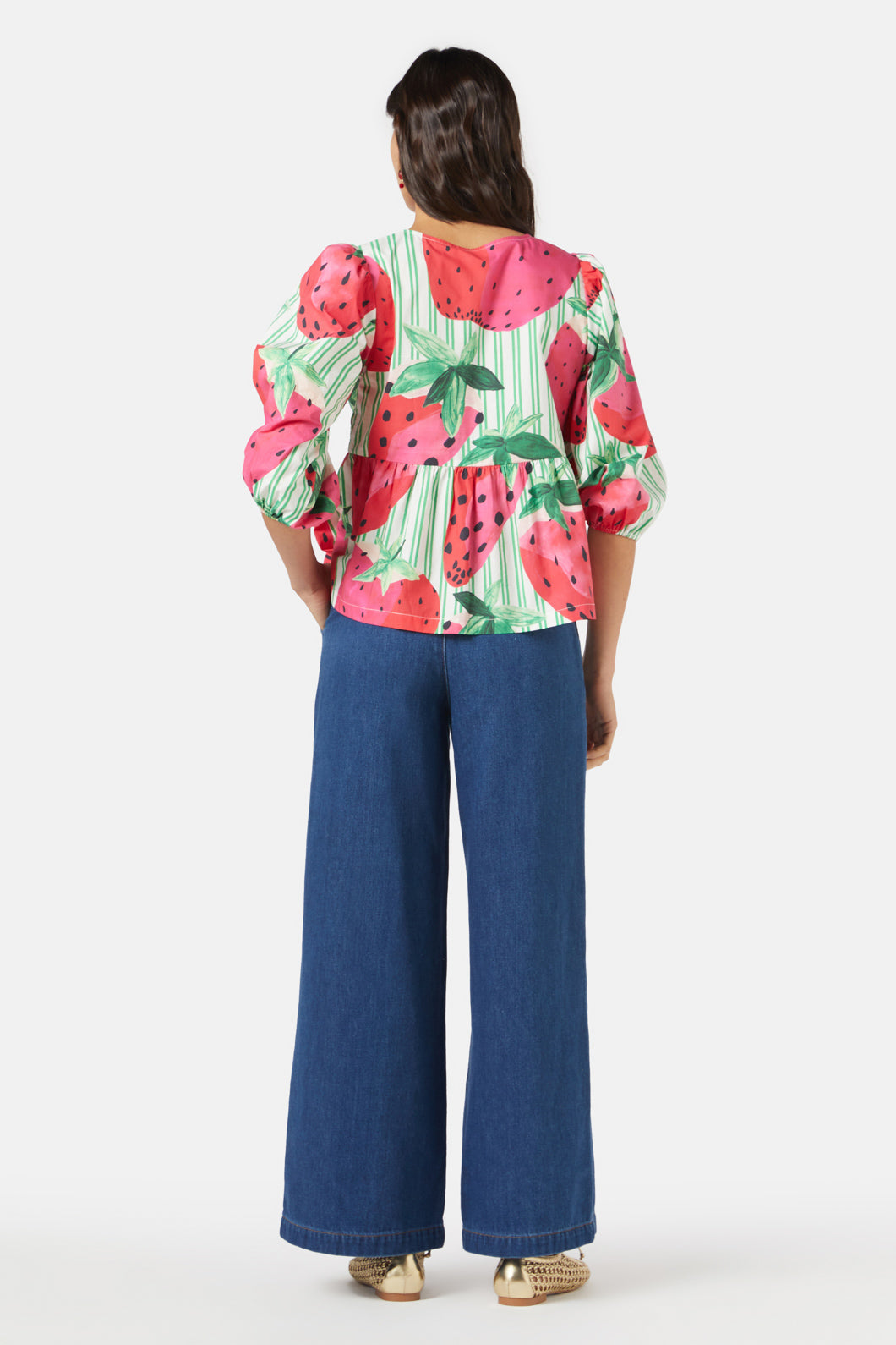 Gorman - Strawberry Patch Smock Top - print
