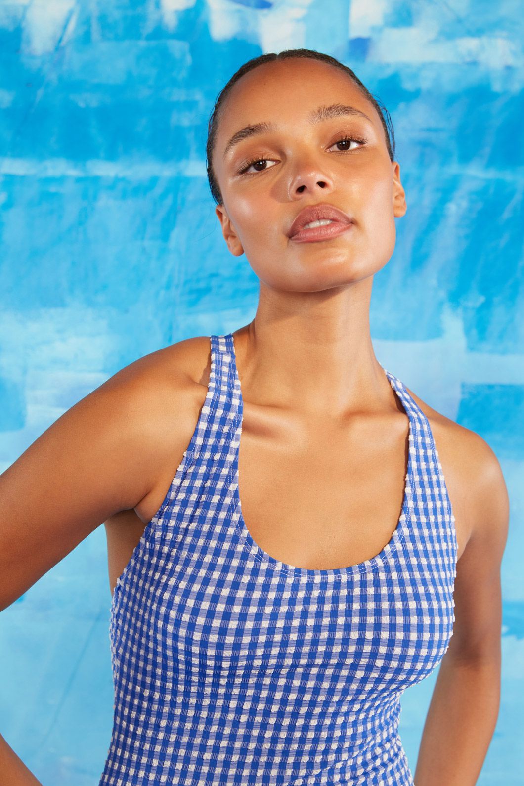 Gorman - Gingham One Piece - blue