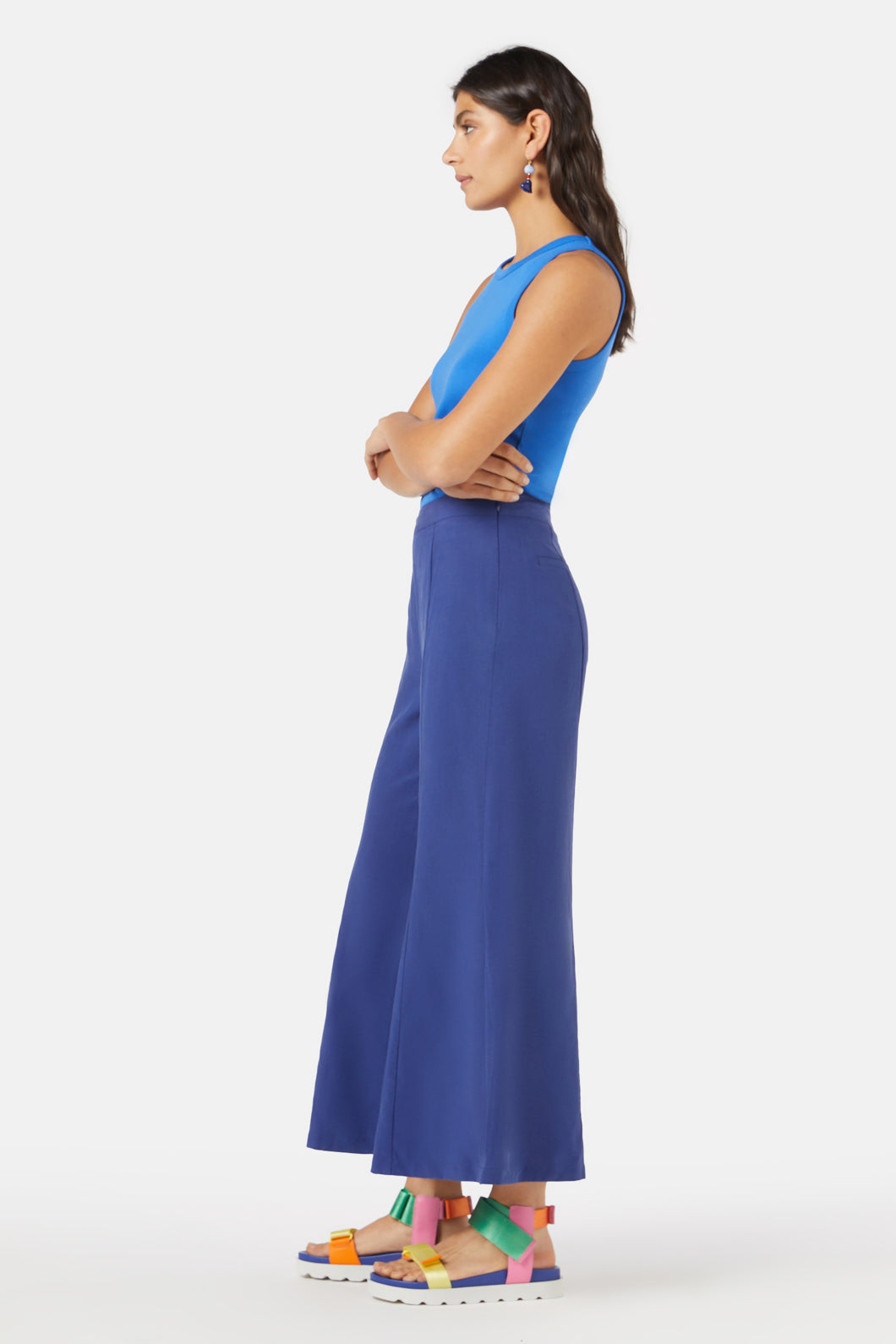 Gorman - Fernanda Linen Skort - blue
