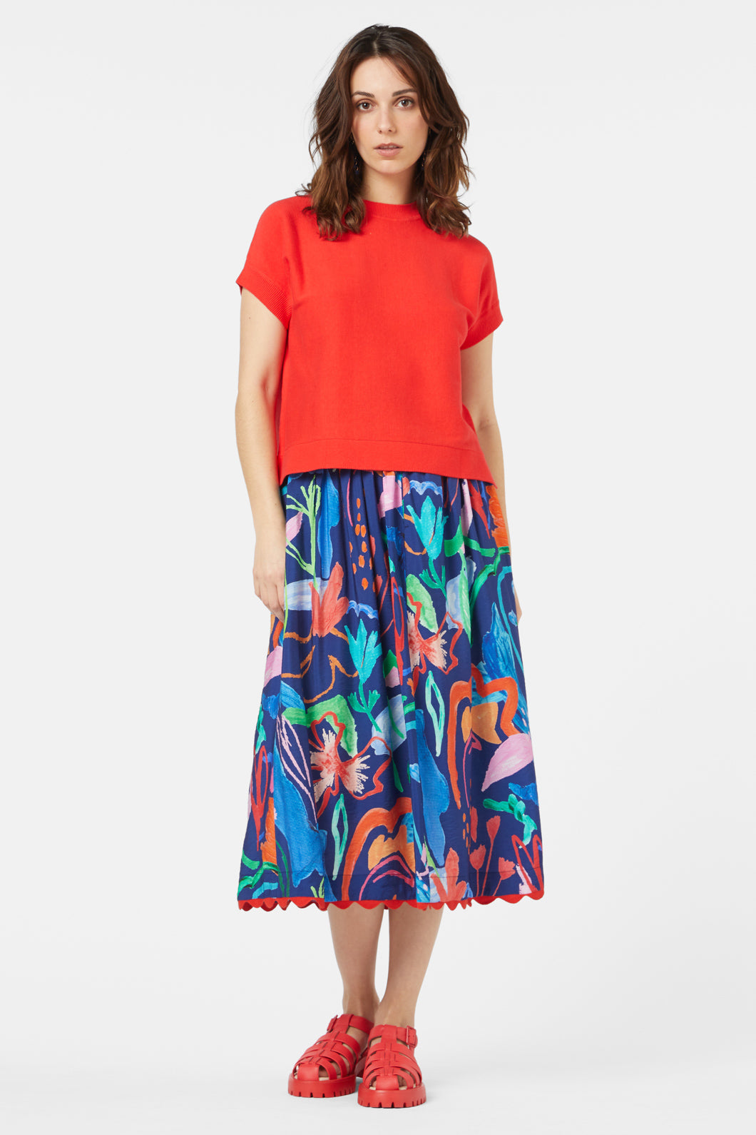 Gorman - Leya Knit Top - red