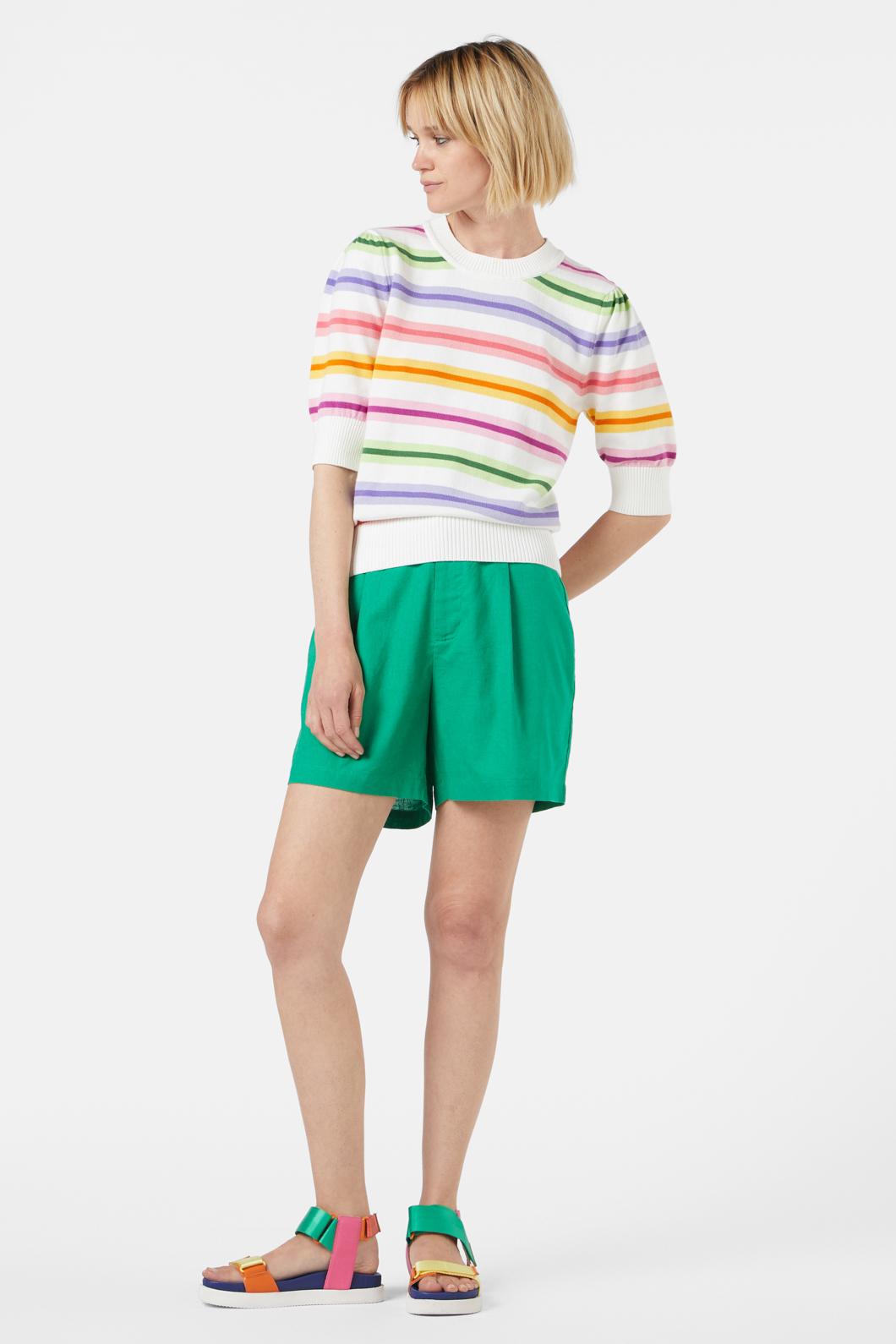 Gorman - Stripey Crayon Knit Top - stripe