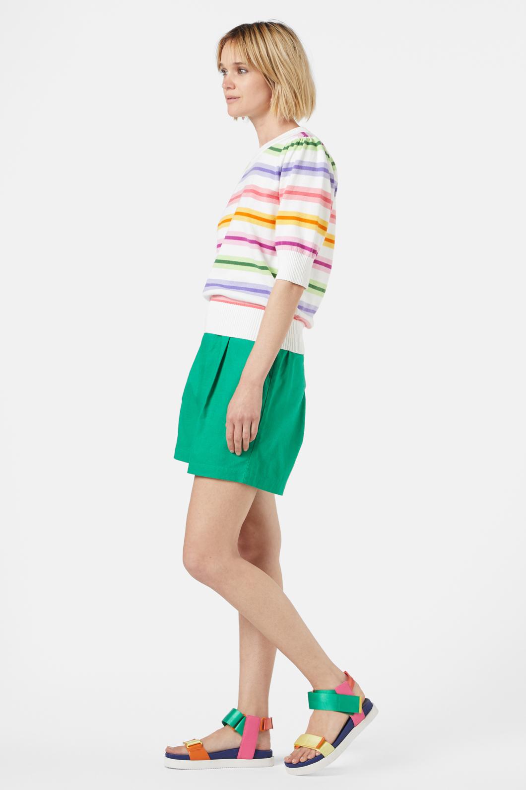 Gorman - Stripey Crayon Knit Top - stripe