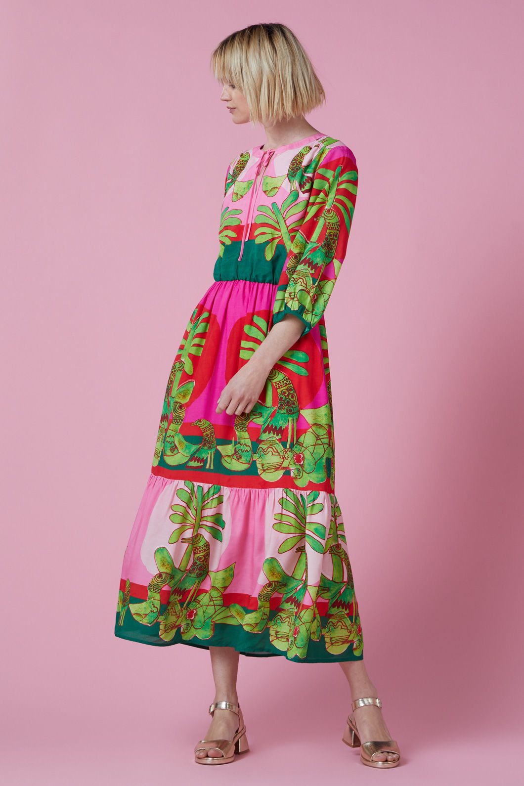 Gorman - Palm Pals Long Dress - print