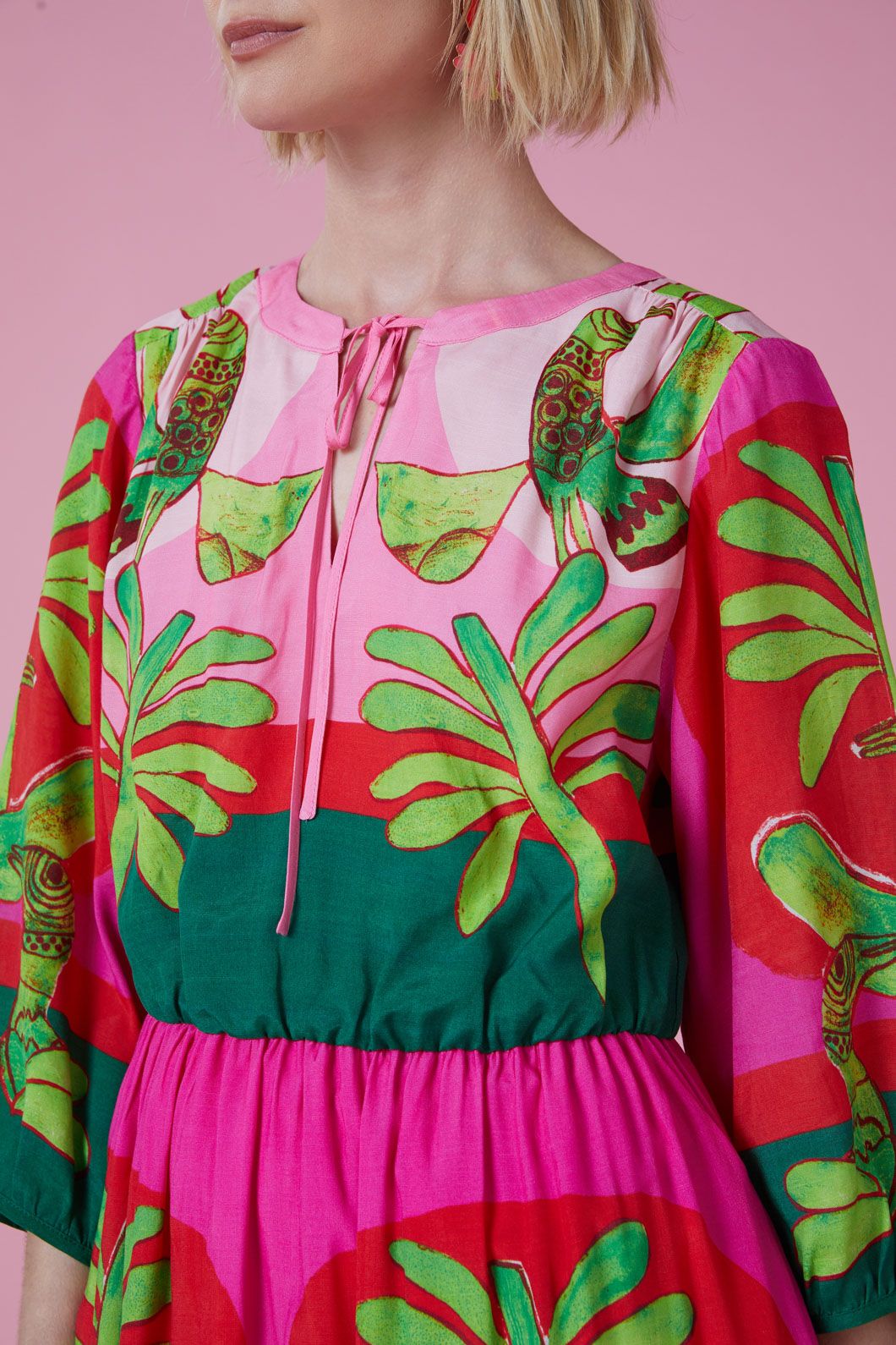 Gorman - Palm Pals Long Dress - print