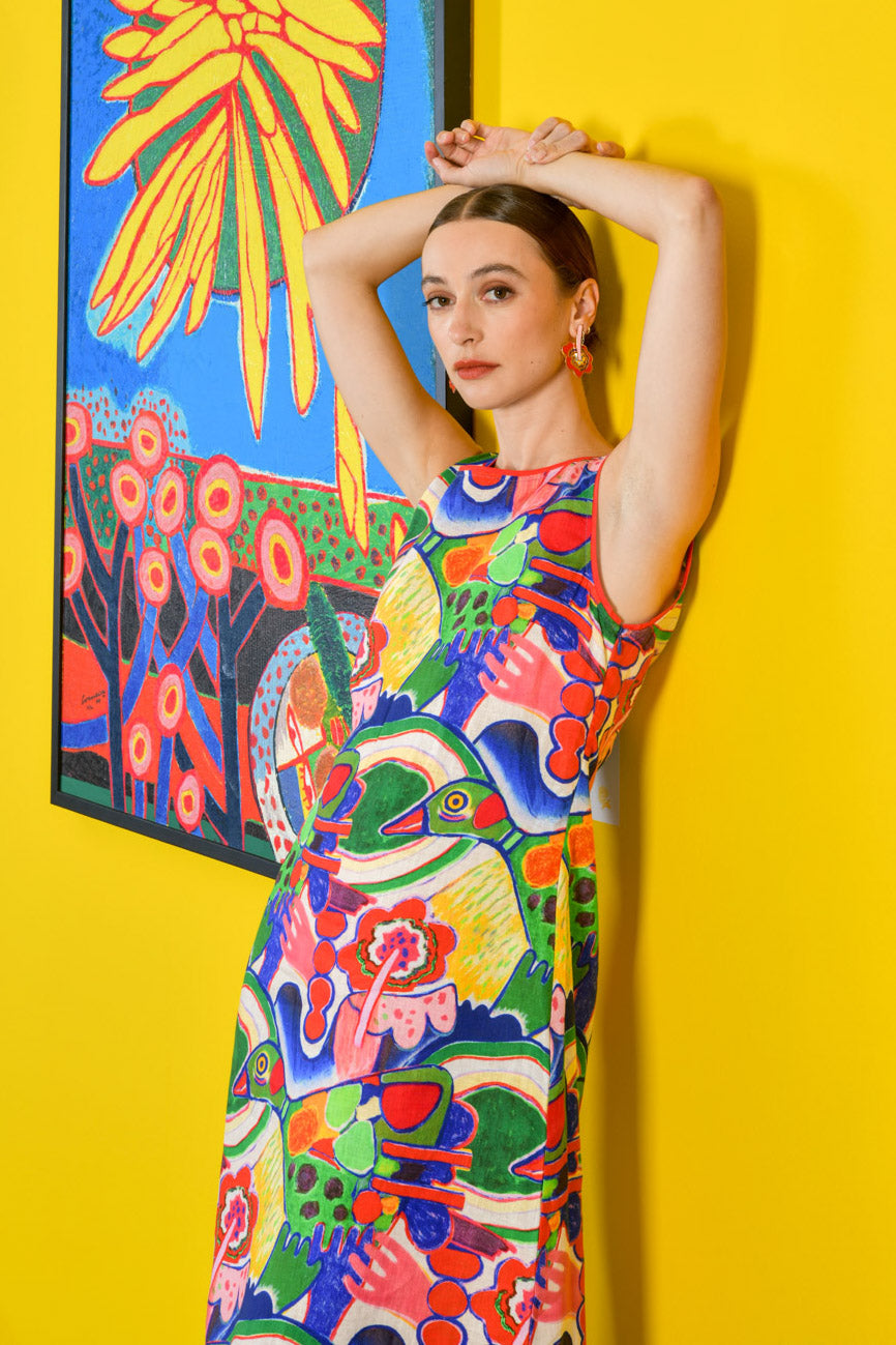 Gorman - Femme Oiseau Dress - print