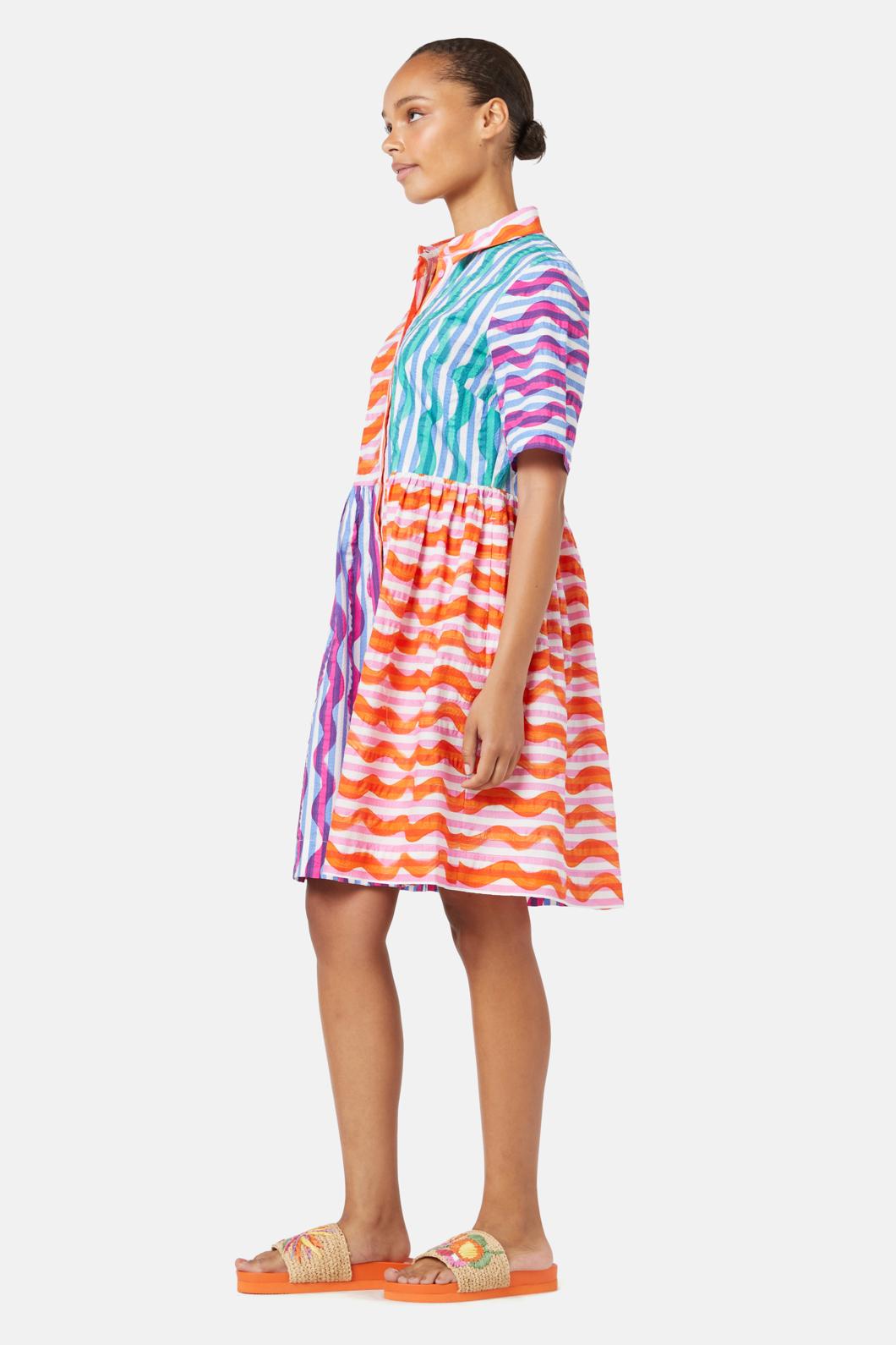 Gorman - Squiggle Stripe Dress - print
