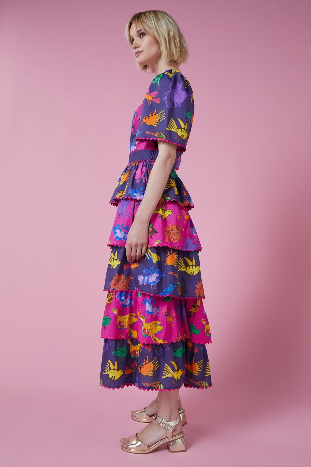 Gorman - The Birds Party Dress - print