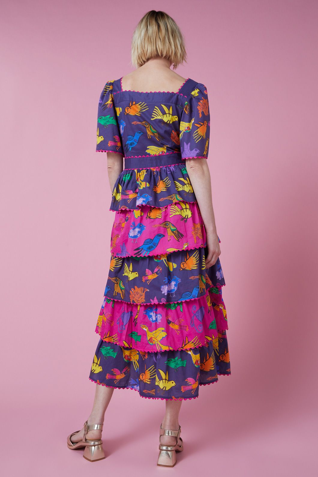 Gorman - The Birds Party Dress - print