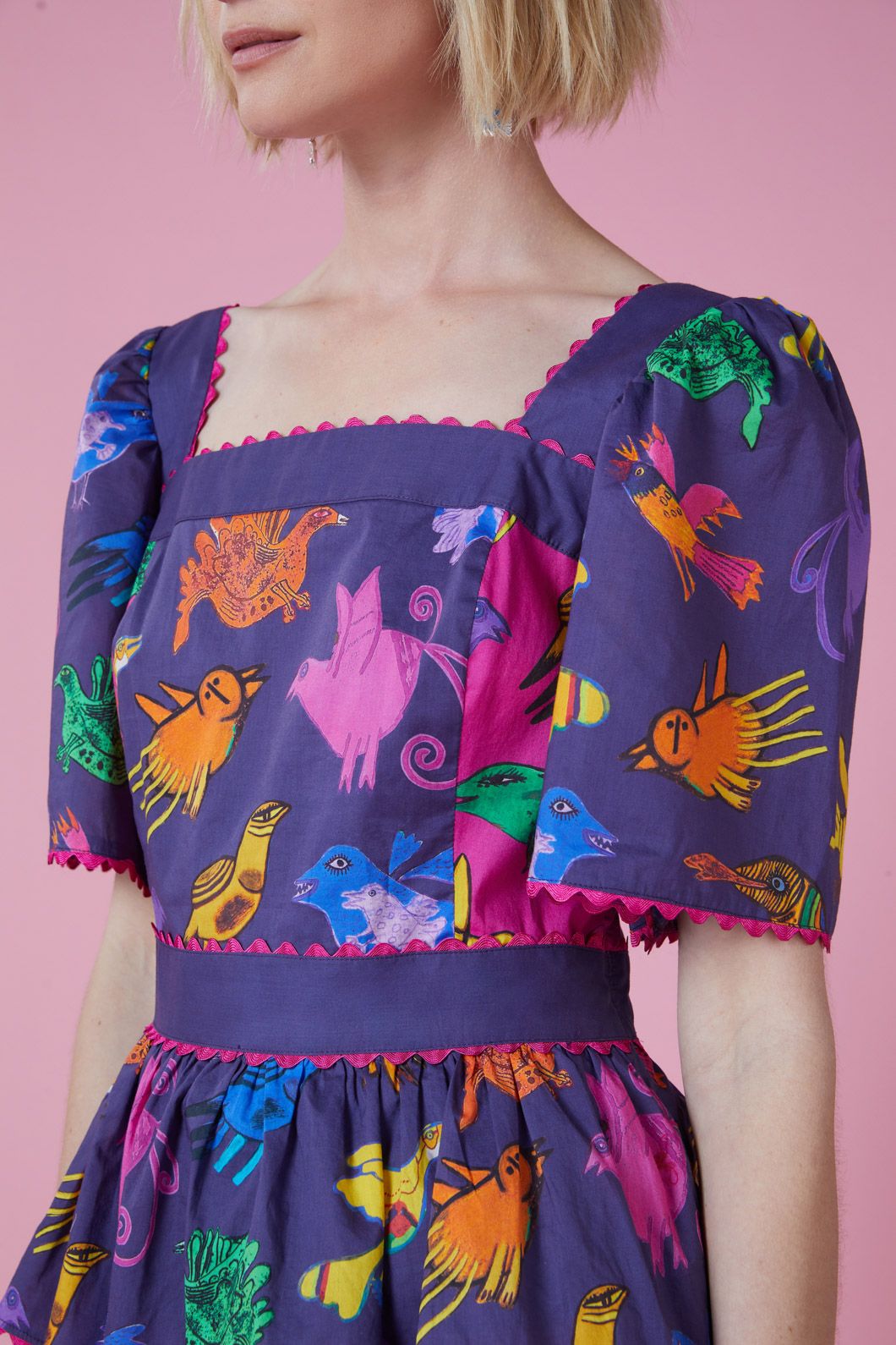 Gorman - The Birds Party Dress - print