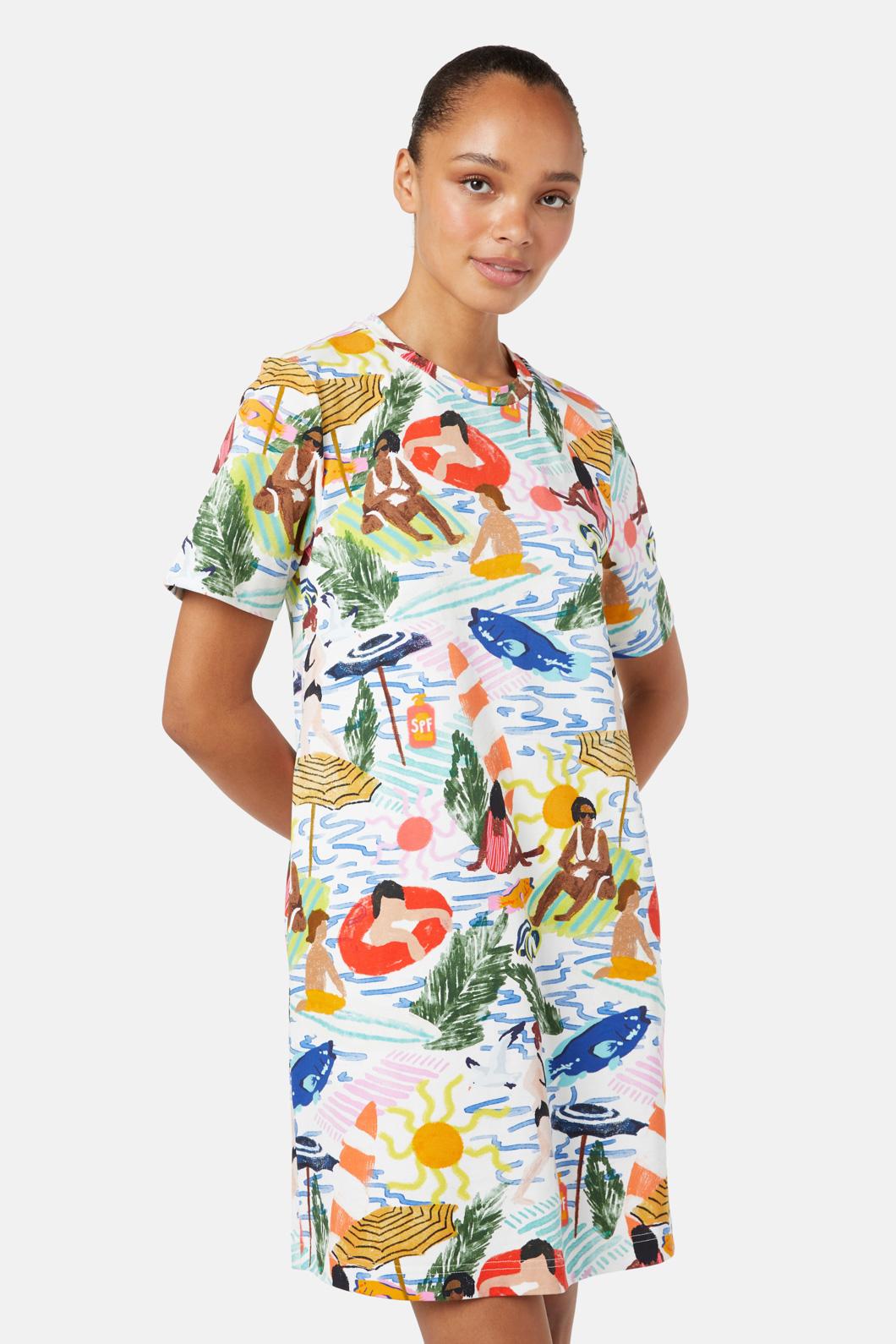 Gorman - Between The Flags Jersey Dress - print