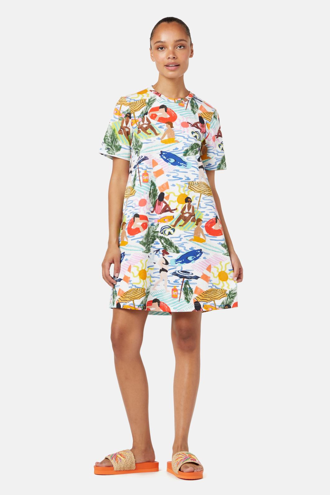 Gorman - Between The Flags Jersey Dress - print