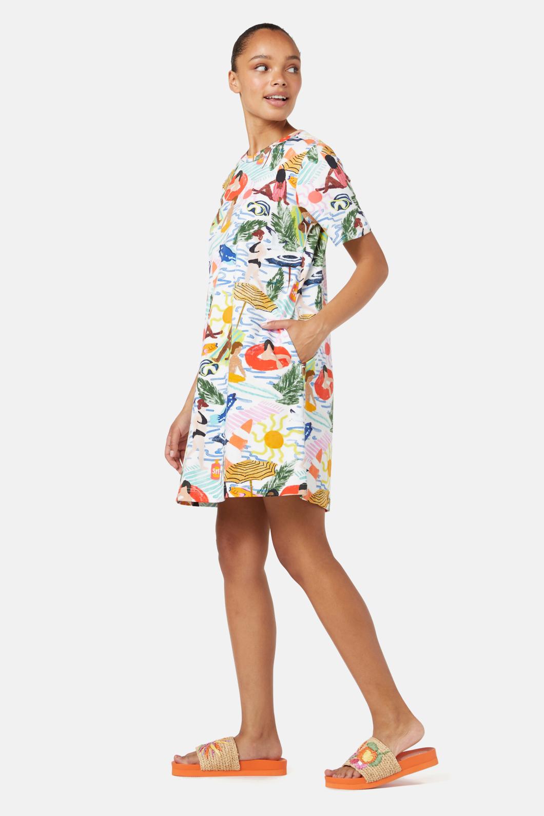 Gorman - Between The Flags Jersey Dress - print