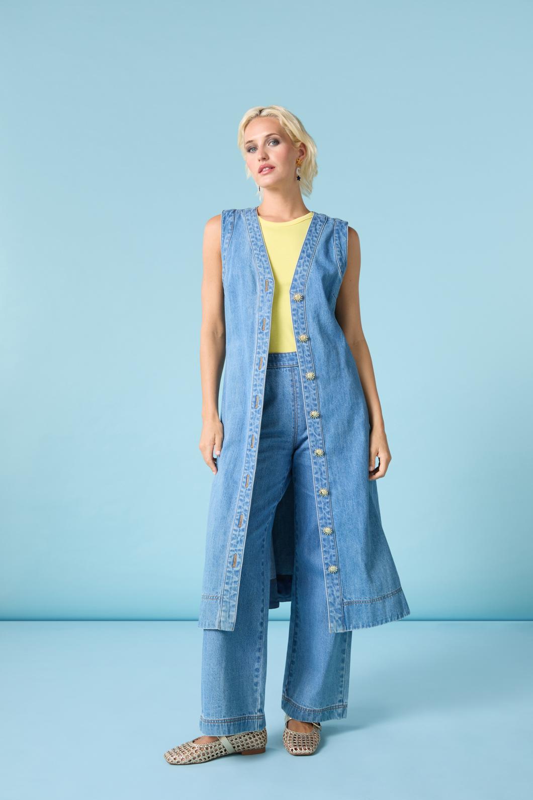 Gorman - Sunshine State Denim Dress - light-blue
