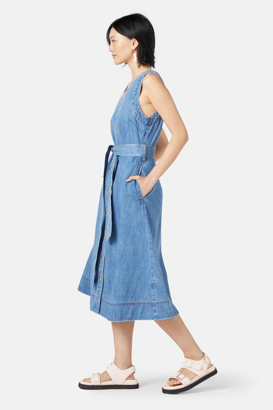 Gorman - Sunshine State Denim Dress - light-blue