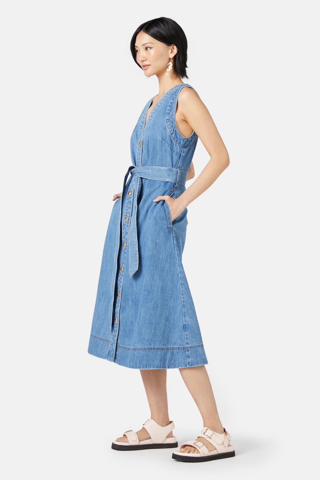 Gorman - Sunshine State Denim Dress - light-blue