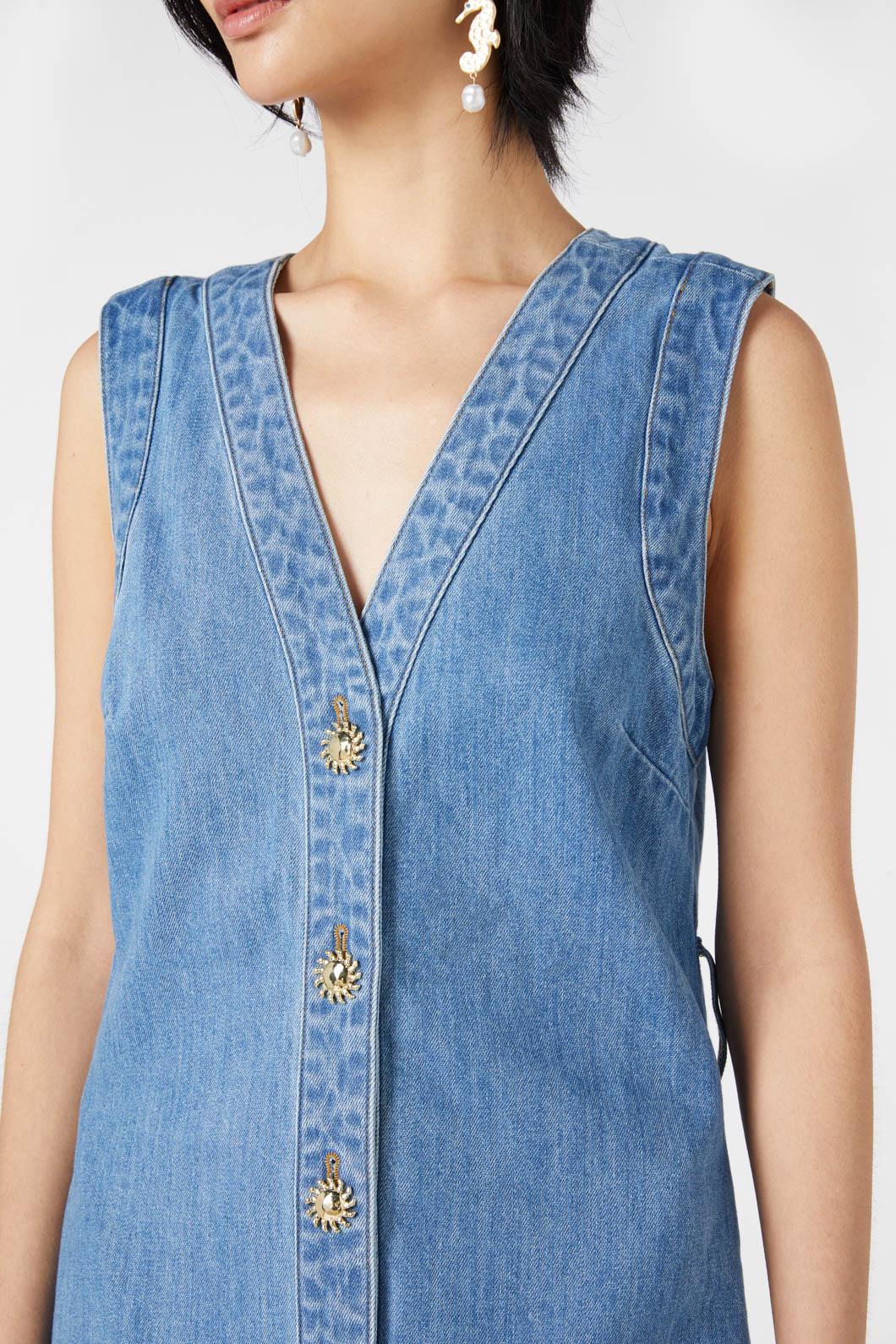 Gorman - Sunshine State Denim Dress - light-blue