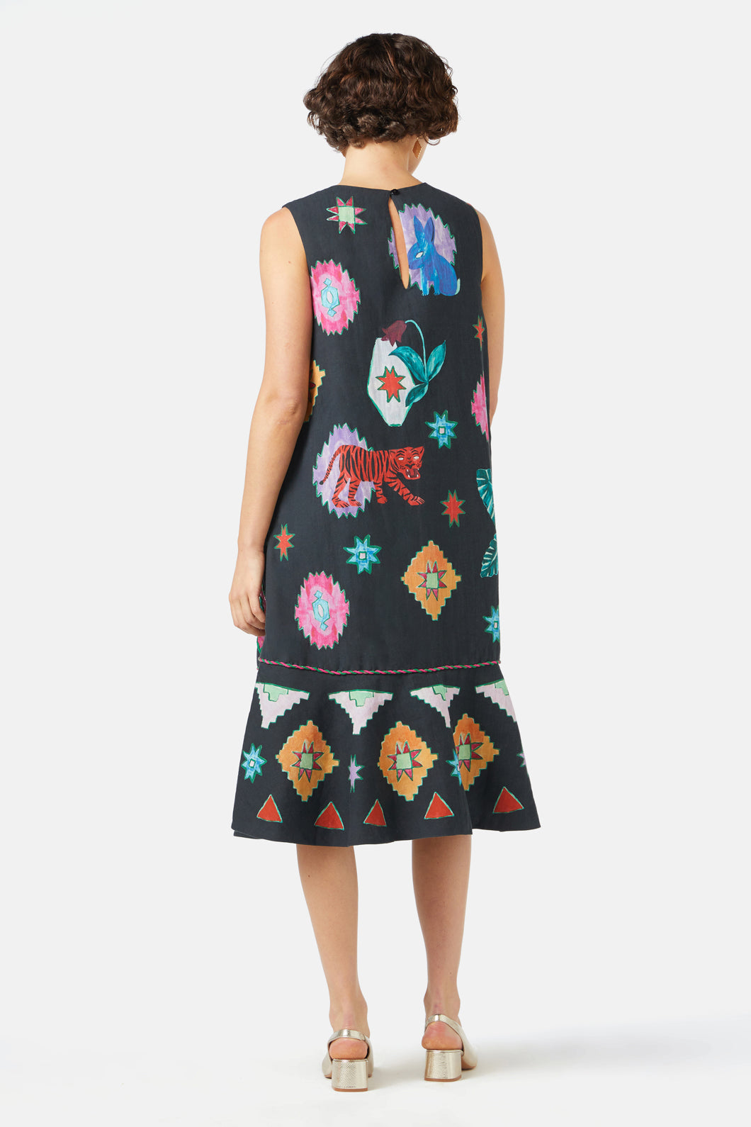 Gorman - Animalia Embroidery Dress - print