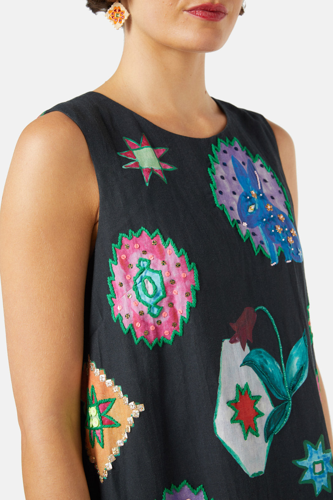 Gorman - Animalia Embroidery Dress - print