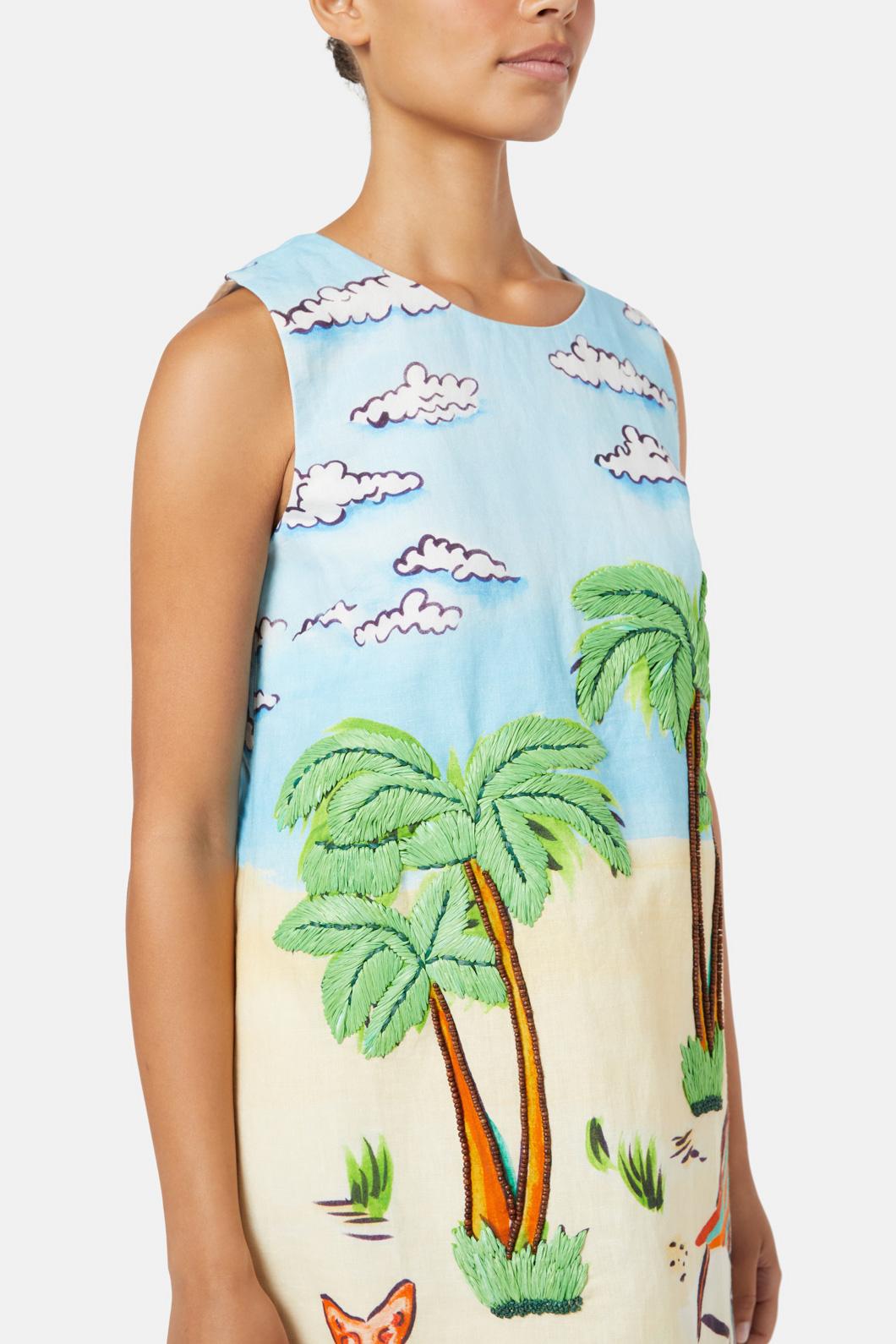 Gorman - Inky Beach Shift Dress - print