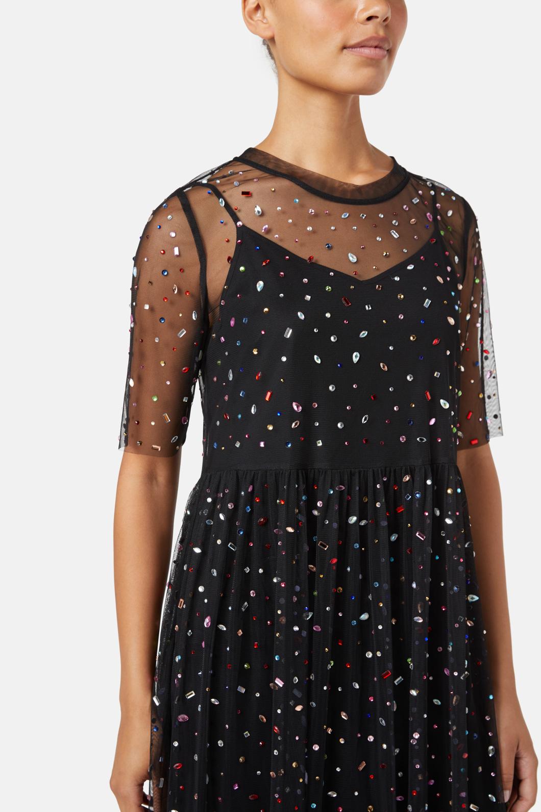 Gorman - Treasure Mesh Dress - black