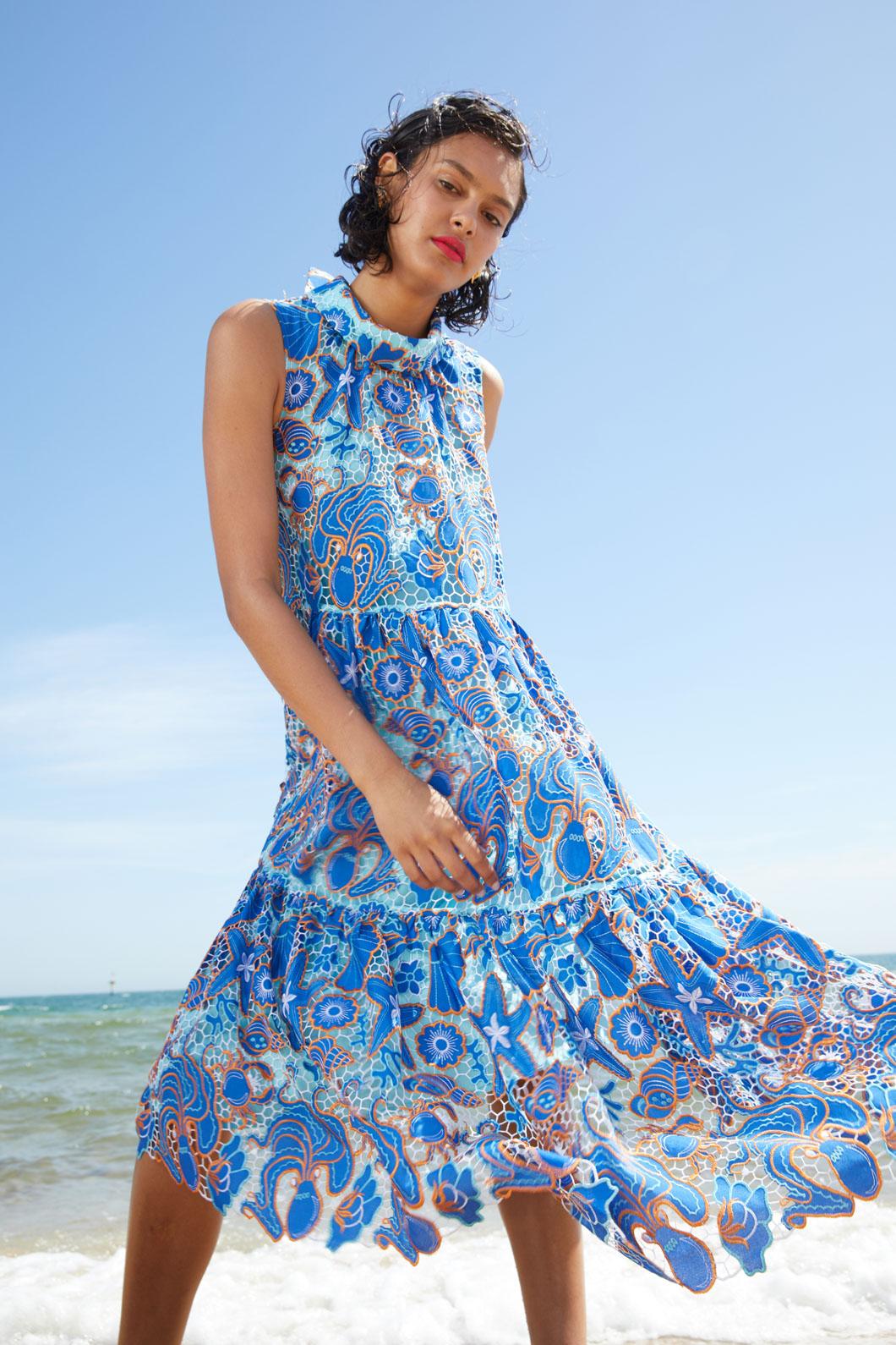 Gorman - Seasaw Dress - blue