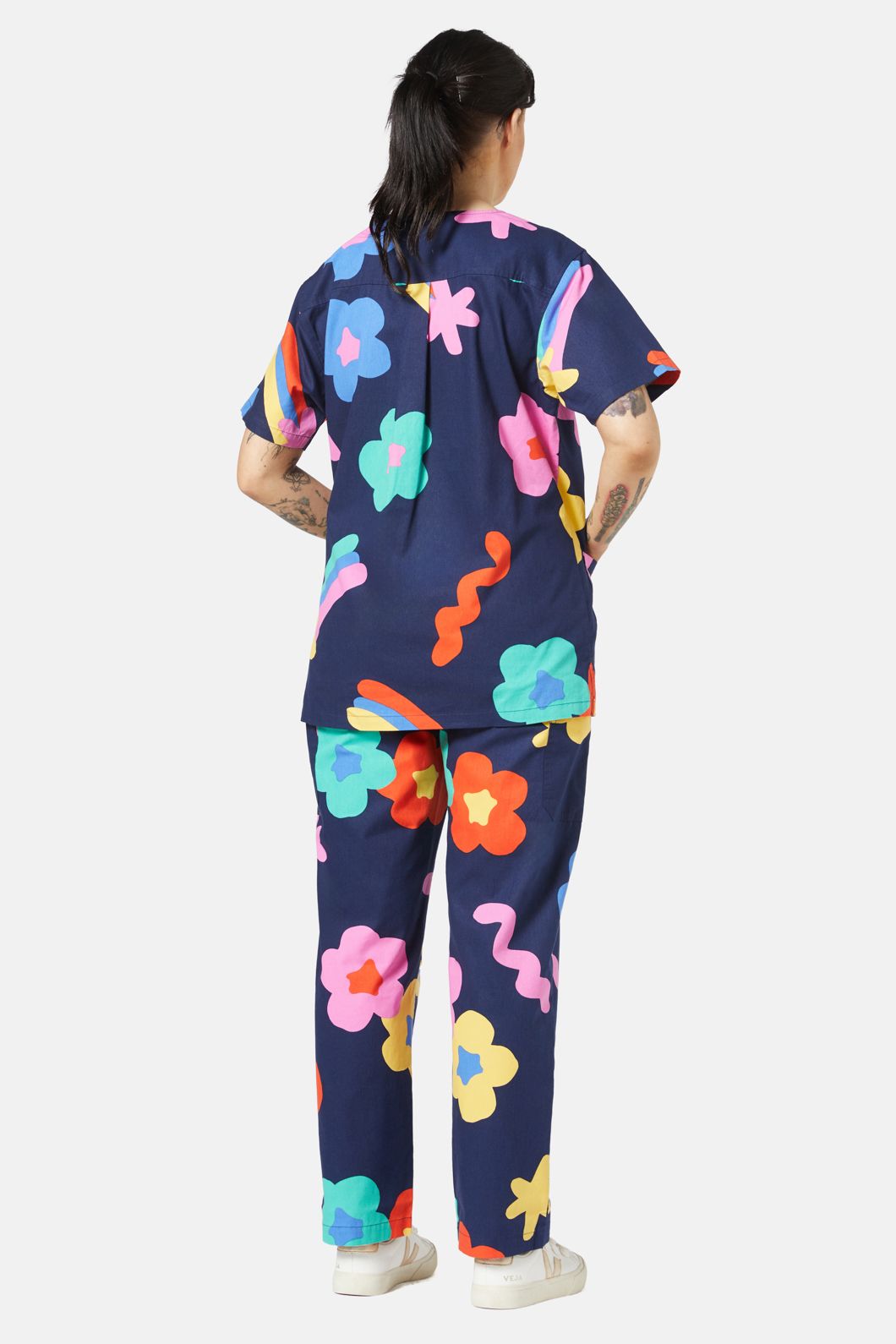 Gorman - Star Daisy Scrub Set - print