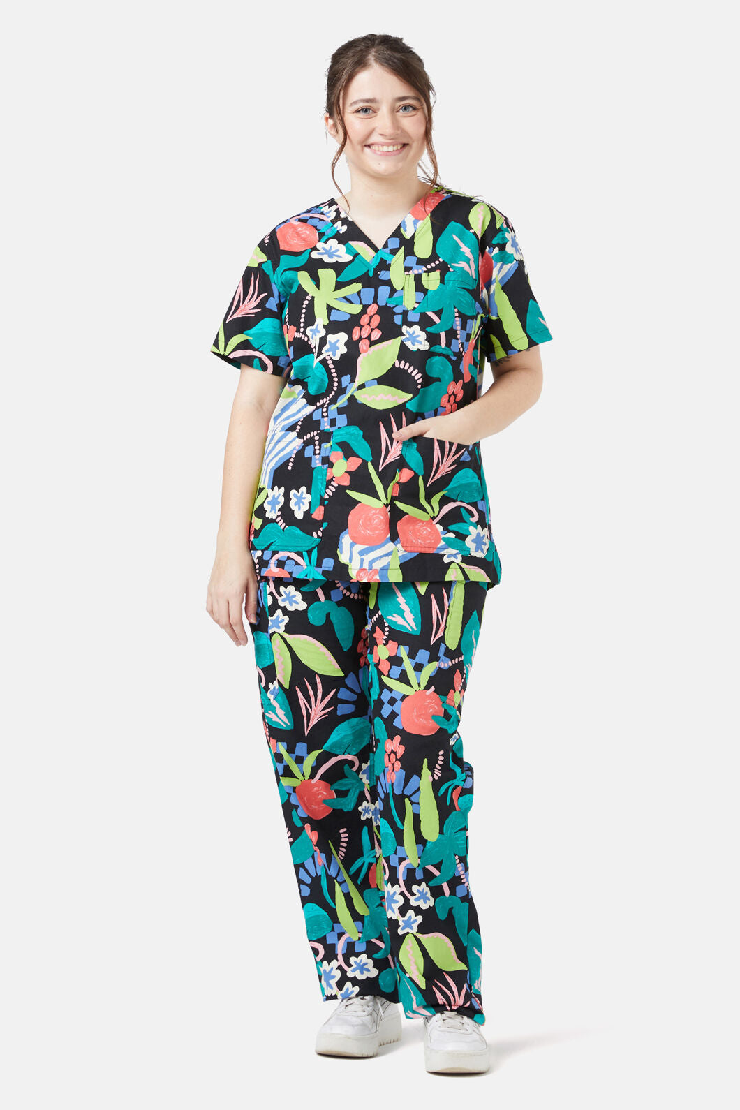 Gorman - To Market Scrub Set - print