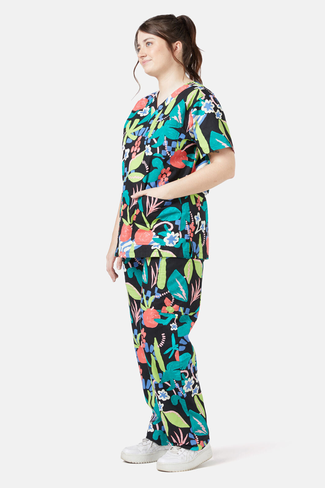 Gorman - To Market Scrub Set - print
