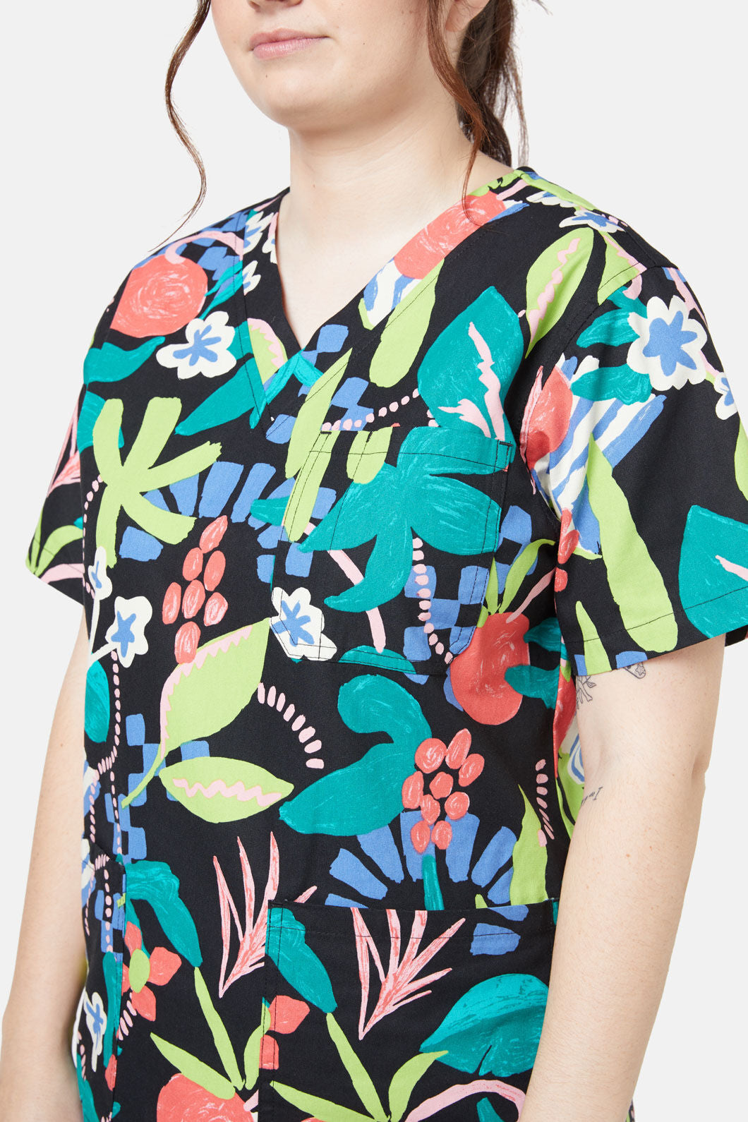 Gorman - To Market Scrub Set - print