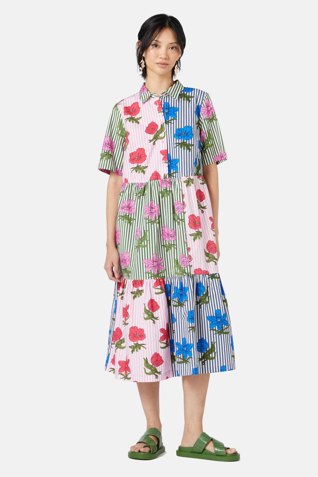 Gorman - Woodblock Floral Dress - print
