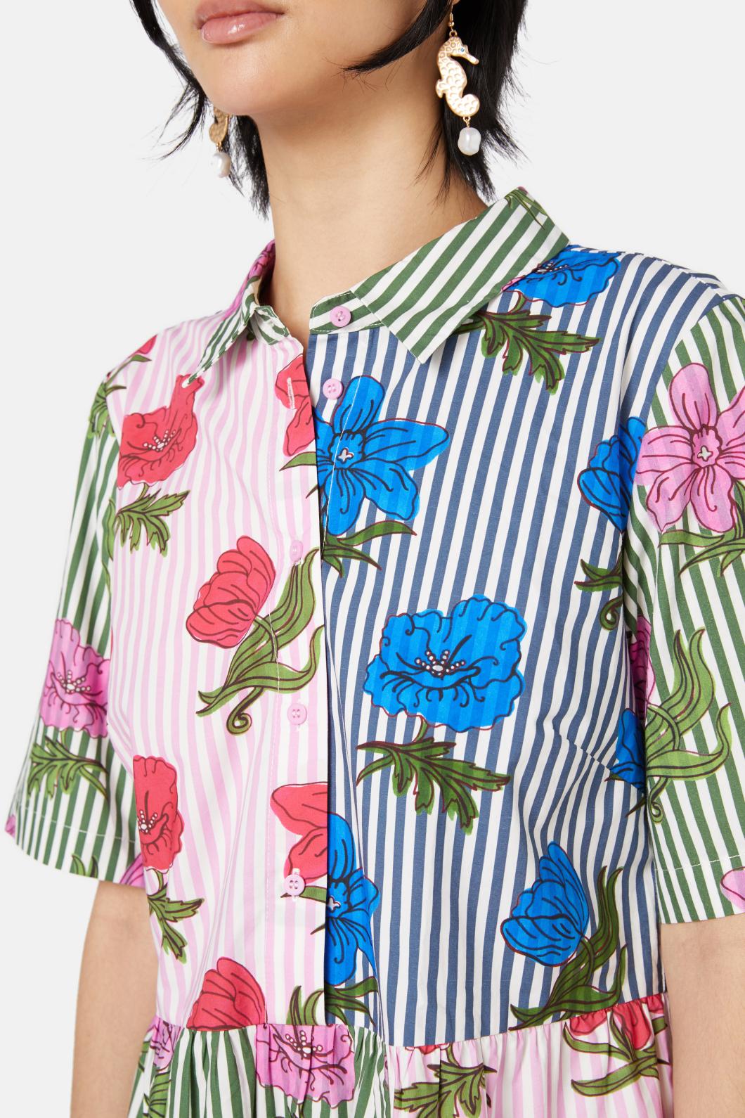 Gorman - Woodblock Floral Dress - print